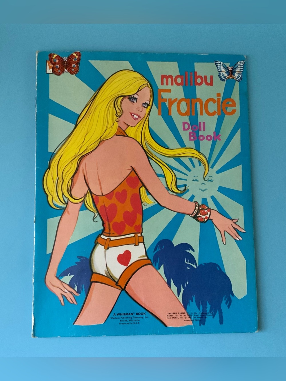 Vintage 70s Malibu Francie Paper Doll Book